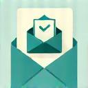 Illustration of an envelope with a checkmark, representing fast email confirmation