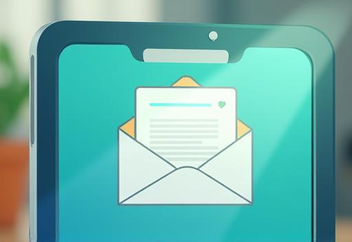 A screenshot or illustration showing an email inbox with a confirmation message from EasySwissVignette